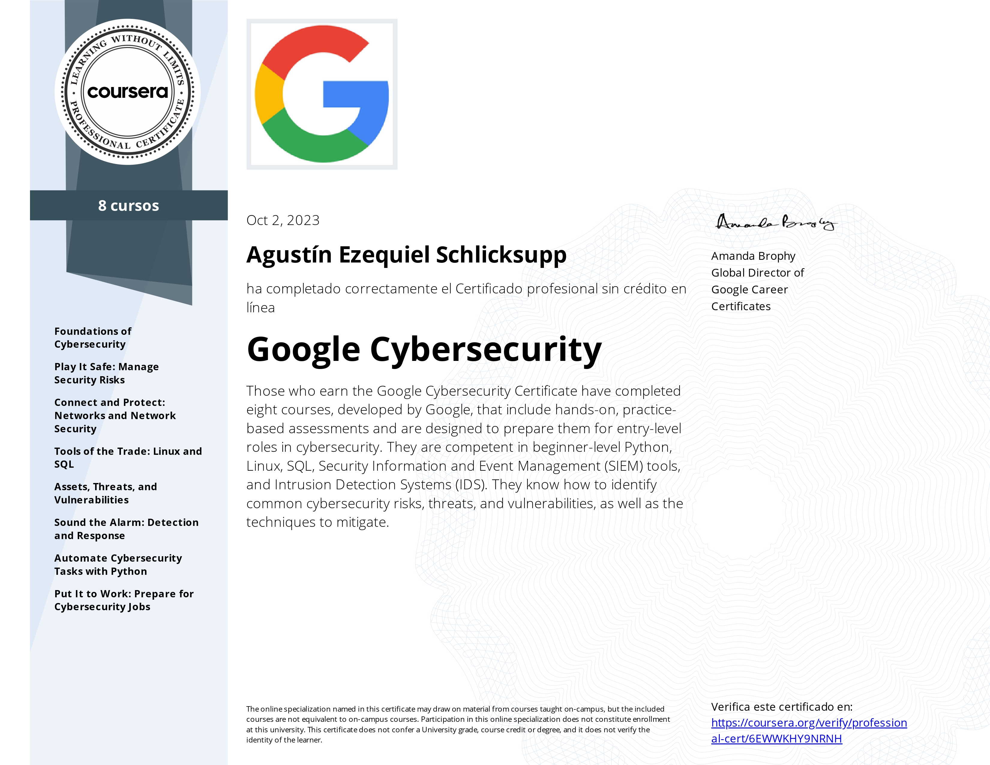 Google Cybersecurity