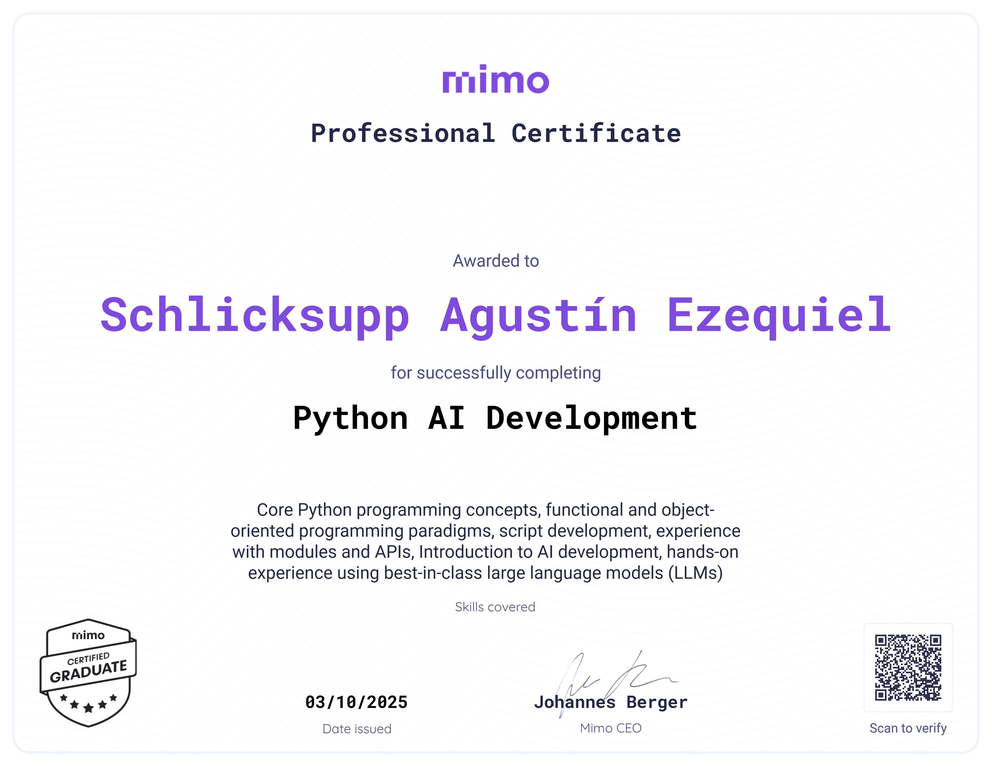 Python AI Development